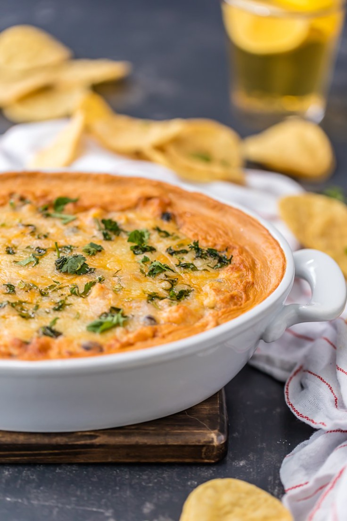 Spicy Chicken Enchilada Dip