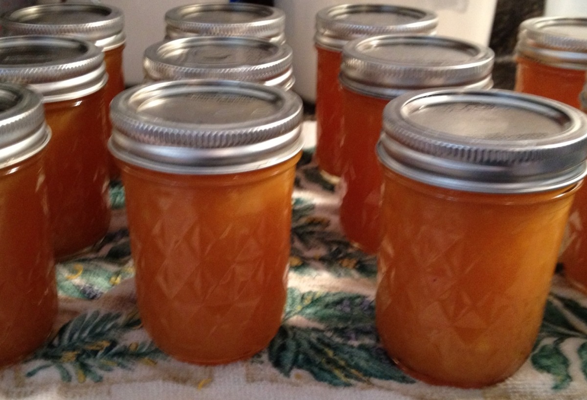 Cantaloupe Peach Jam
