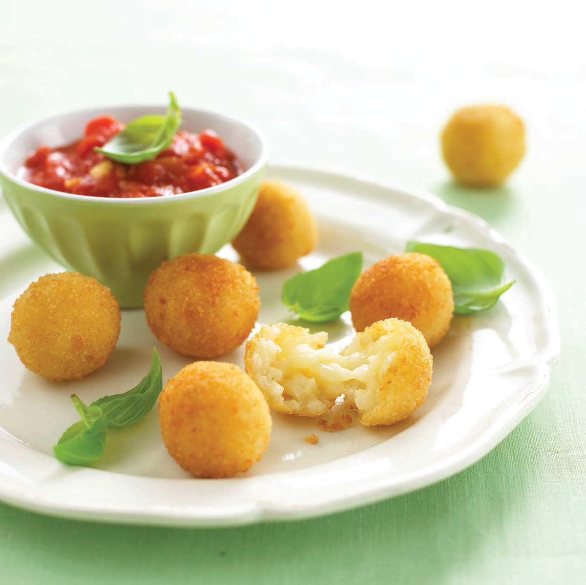 Cheesy Rice Balls