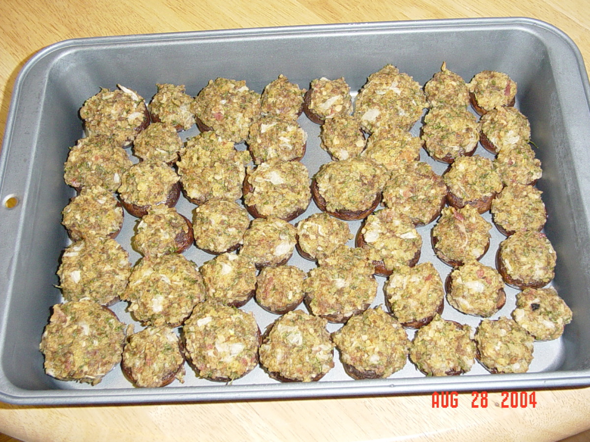 Stuffed Mushroom Caps