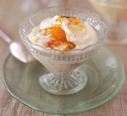 Apricot yogurt fool