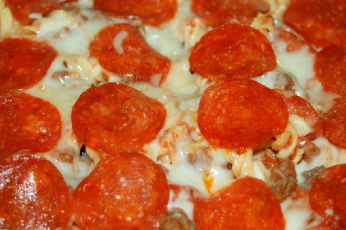 Pizza Pasta Casserole