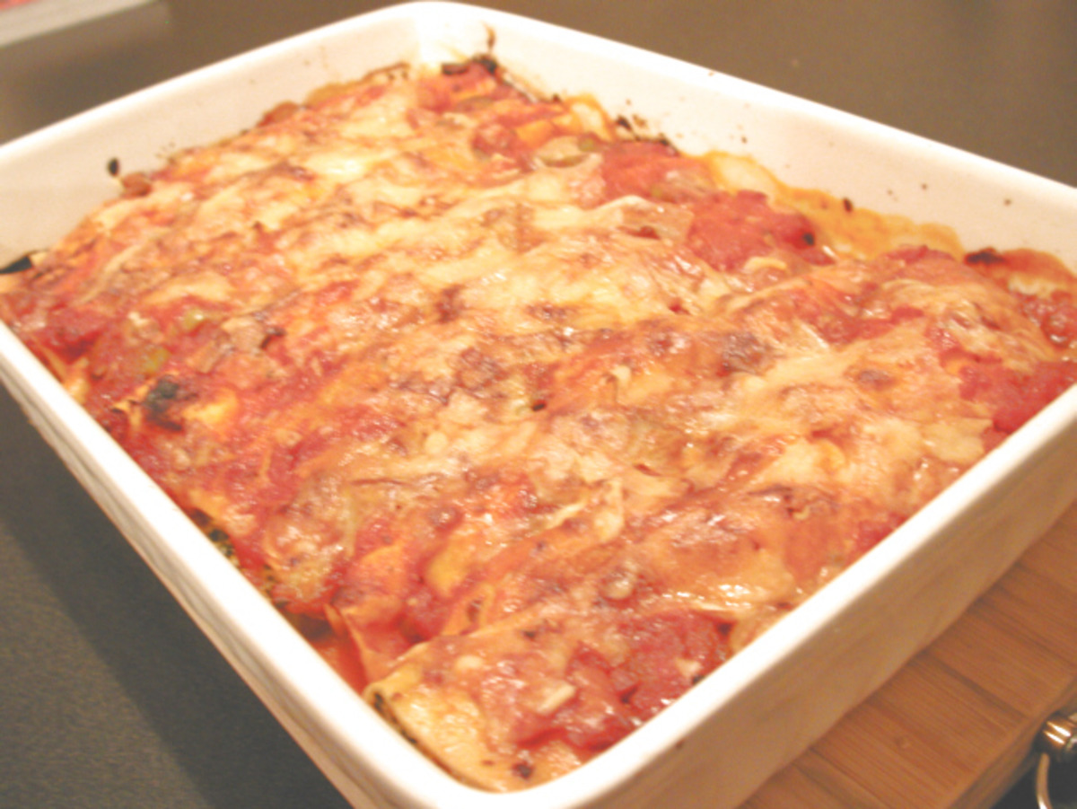 Ricotta & Spinach Cannelloni