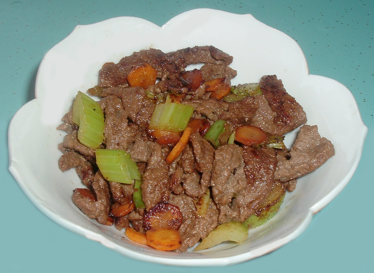 Szechuan Beef or Deer