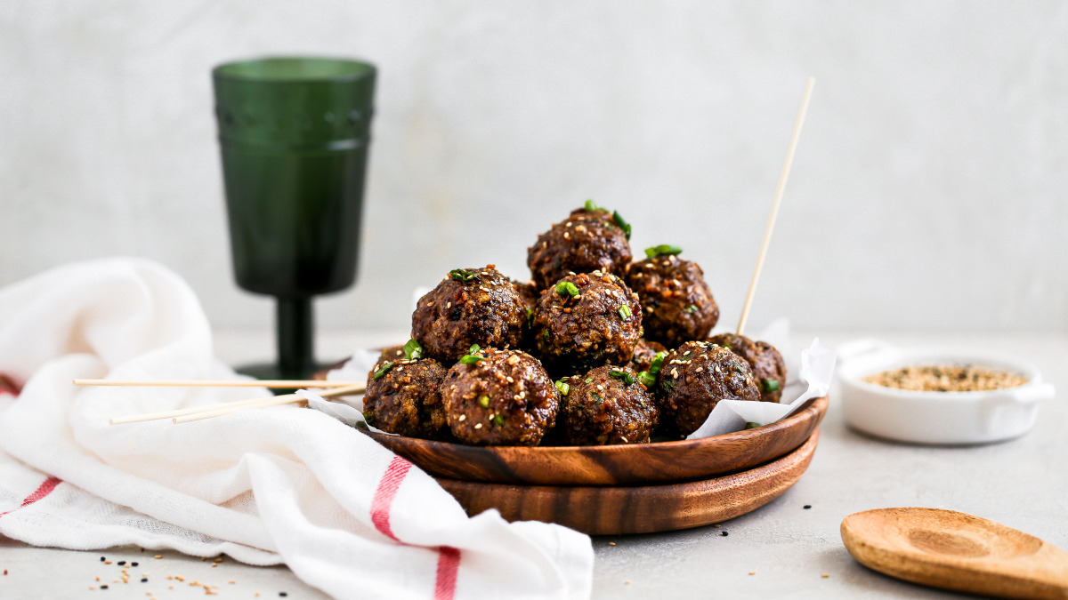 Mongolian Beef Meatballs