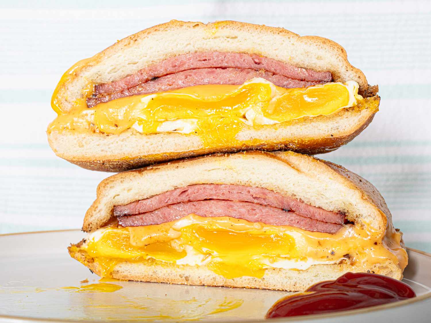 5-Ingredient Pork Roll Sandwich