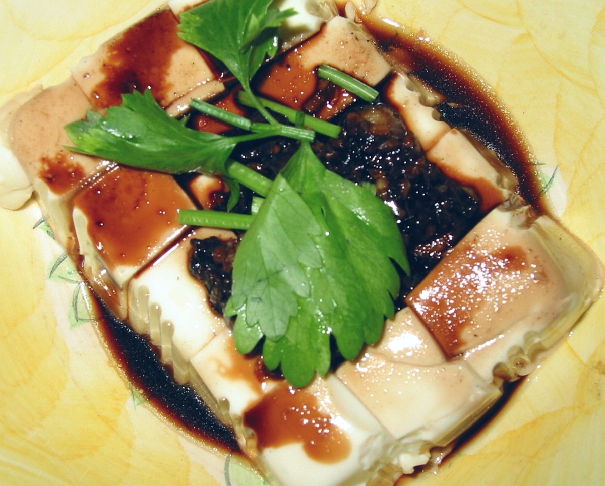 Steamed Bean Curd With Soy Sauce