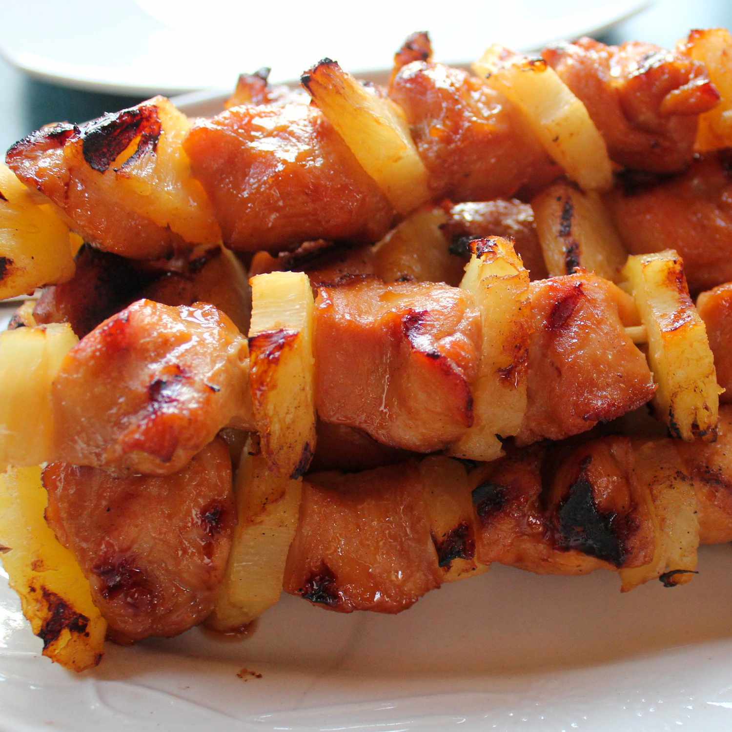 Hawaiian Chicken Pineapple Kabobs