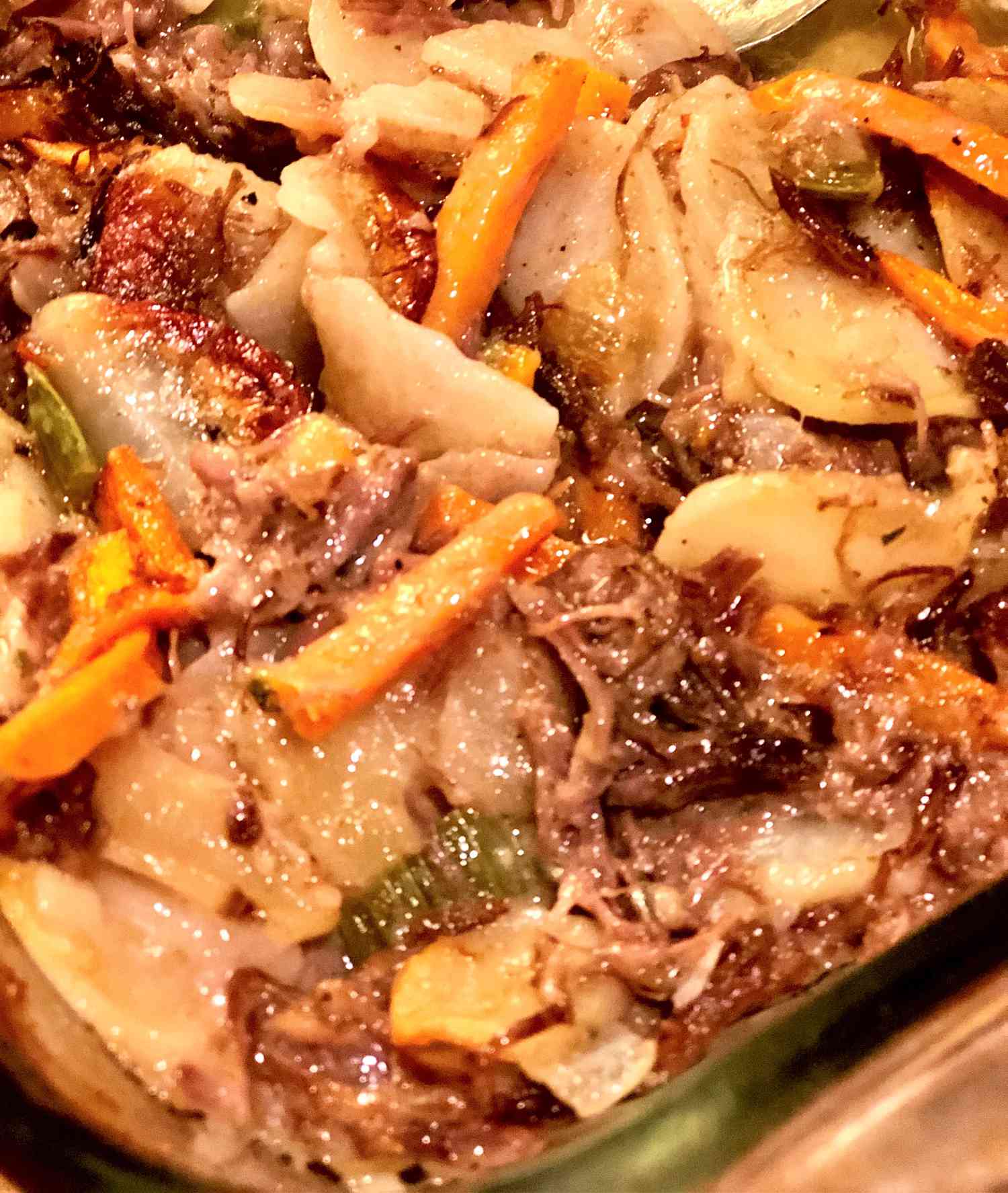 Leftover Pot Roast Casserole