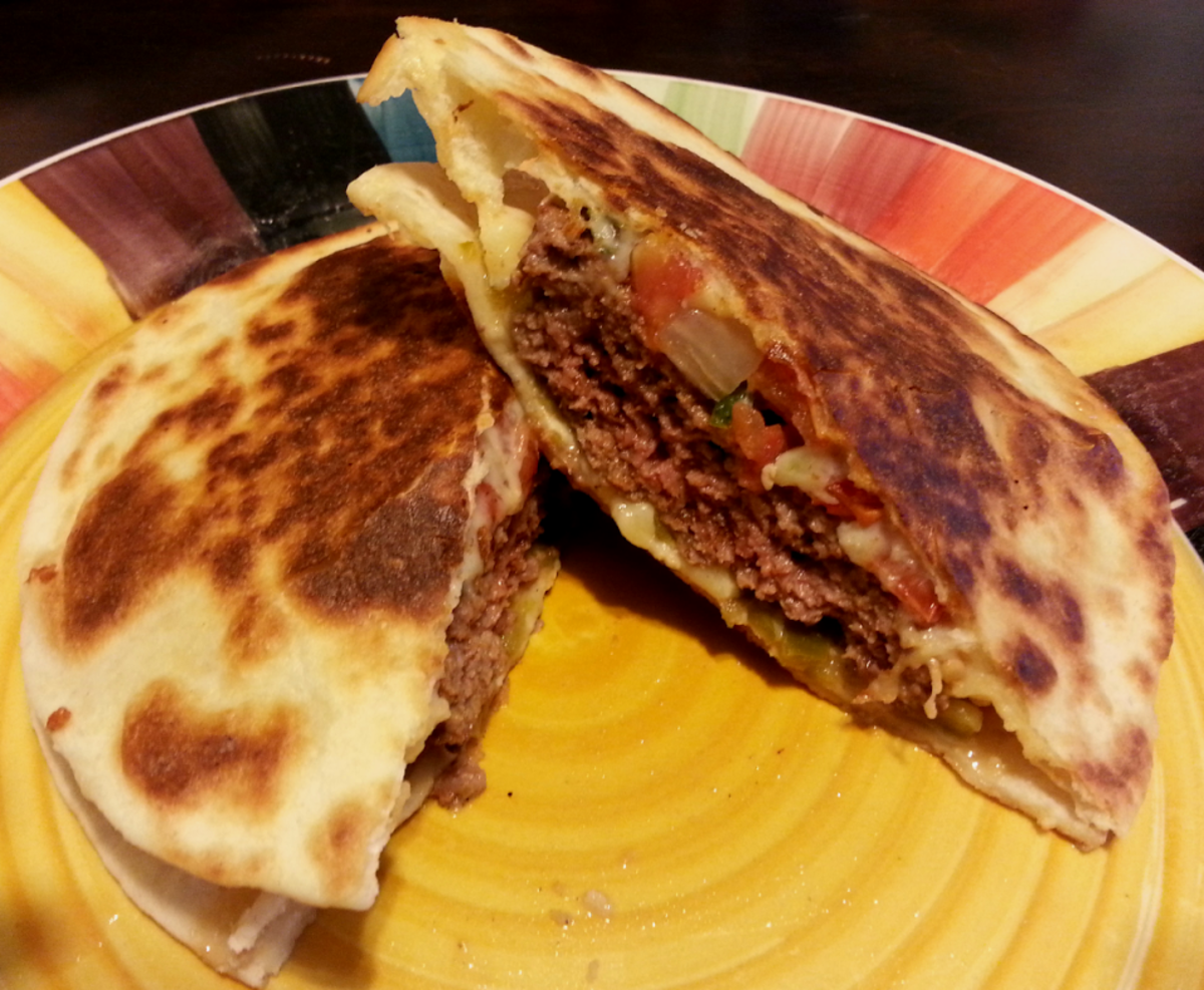 Spicy & Cheesy Quesadilla Burgers