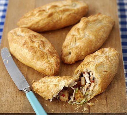 Spicy Chicken and Bacon Pasties