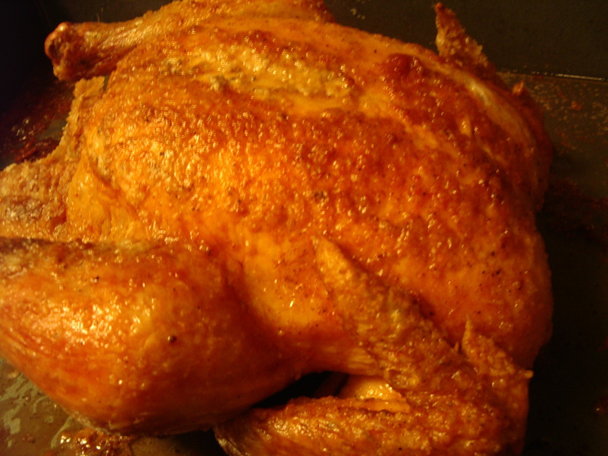 Garlic Pepper Roasted Chicken