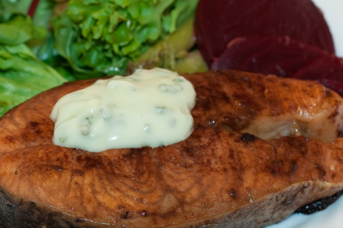 Grilled Wasabi Salmon