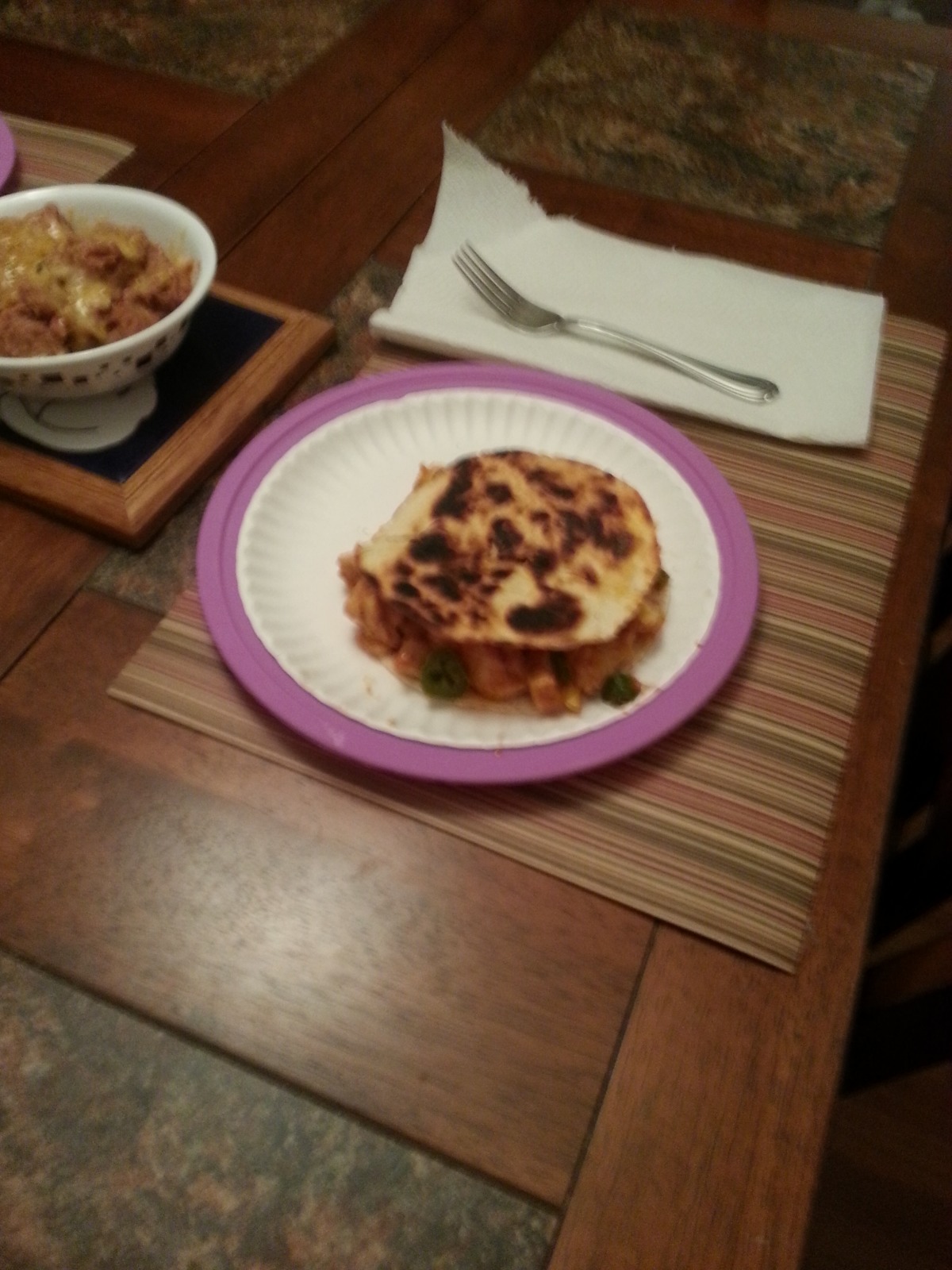 Spicy Chicken Quesadillas