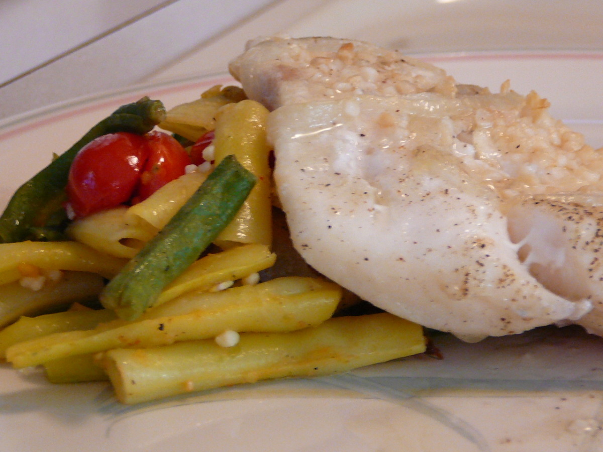 Orange Roughy in Garlic Butter