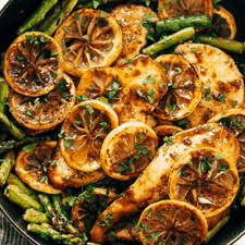 Lemon Chicken with Asparagus