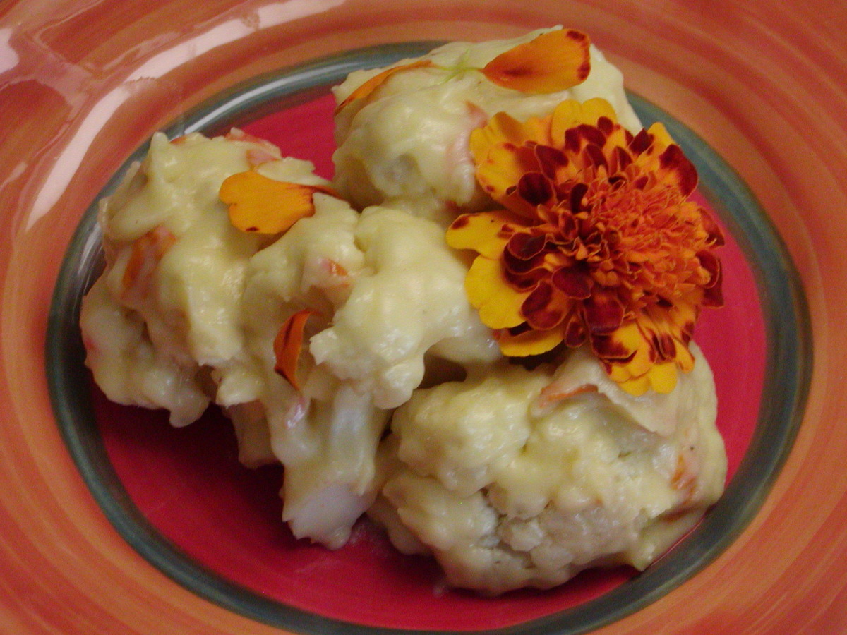 Cauliflower With Marigold Sauce