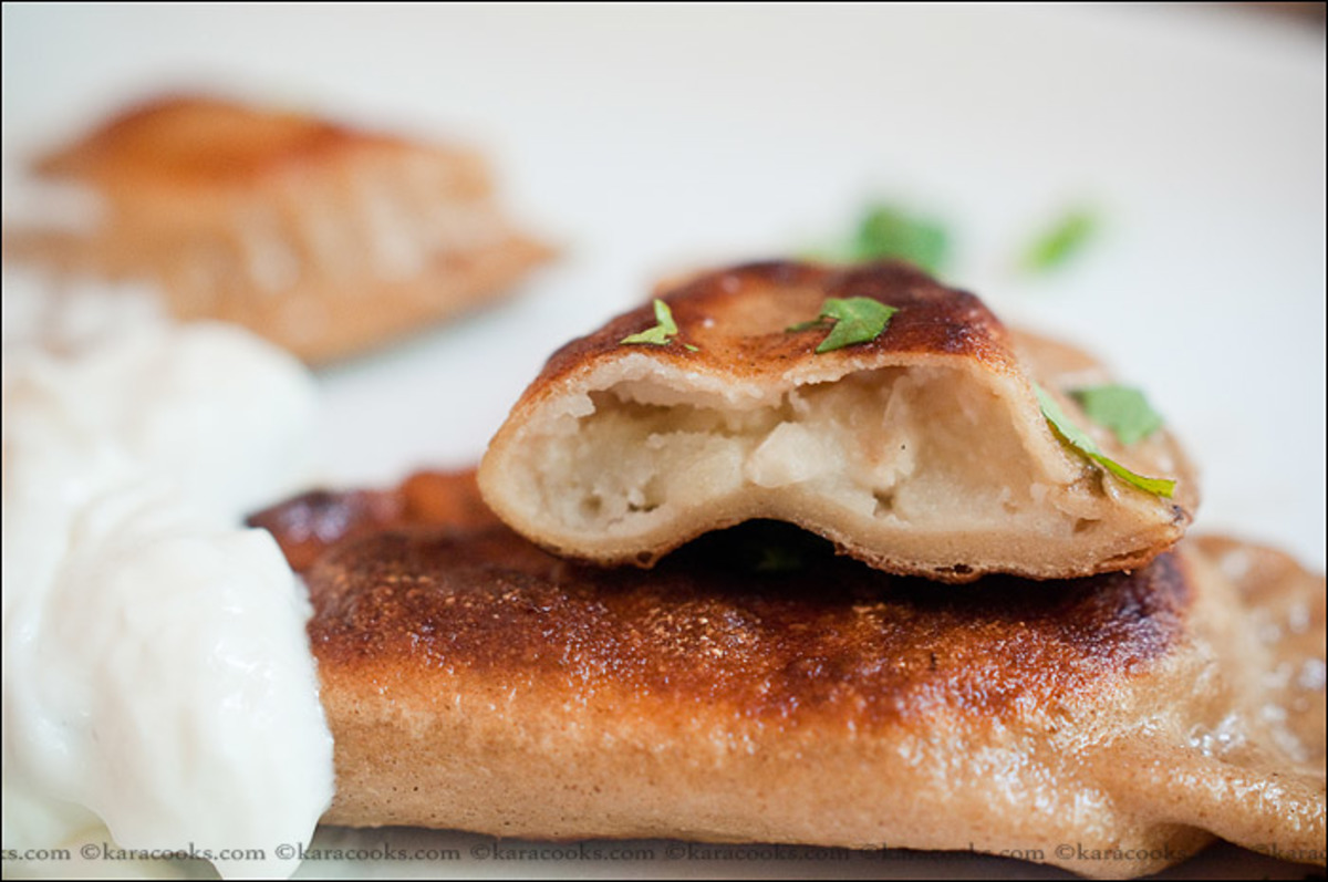 Spicy Baked Pierogies