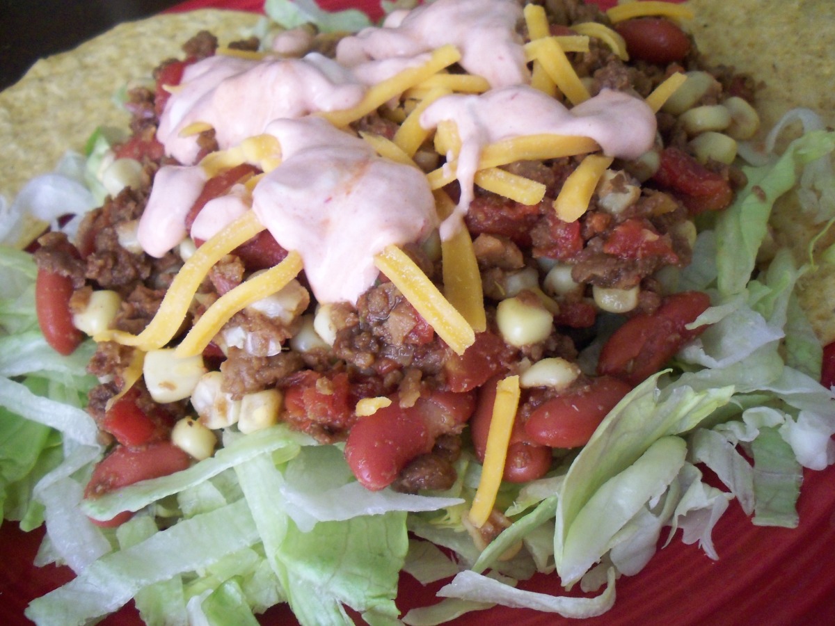 Quick Vegetarian Taco Salad