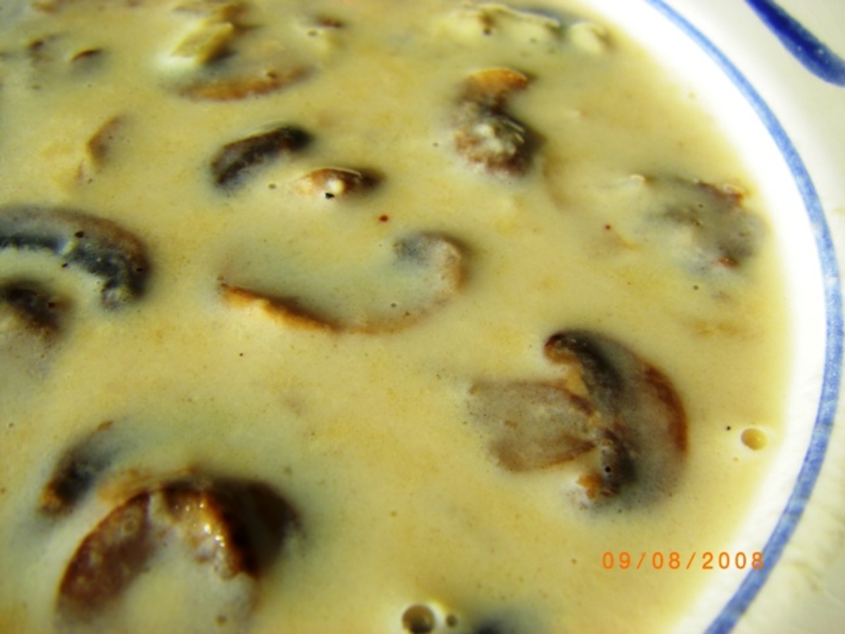 10 Minute Cream of Mushroom Soup