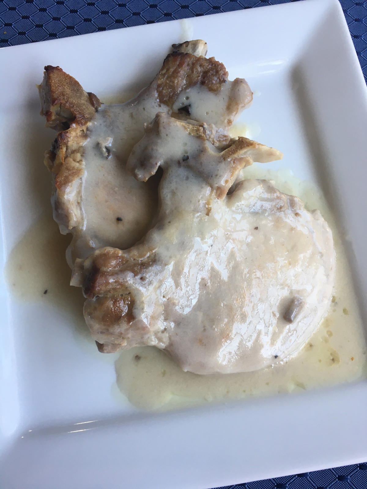 3-Step Pork Chops with Mushroom Gravy