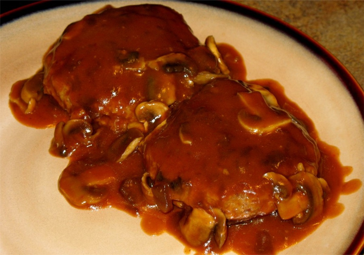 Salisbury Steak with Egg Noodles