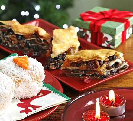 Santa's mince pie diamonds