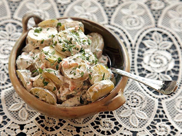 Smoked Salmon and Potato Salad