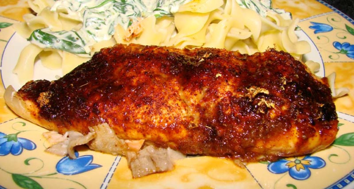 Barbecue Roasted Salmon