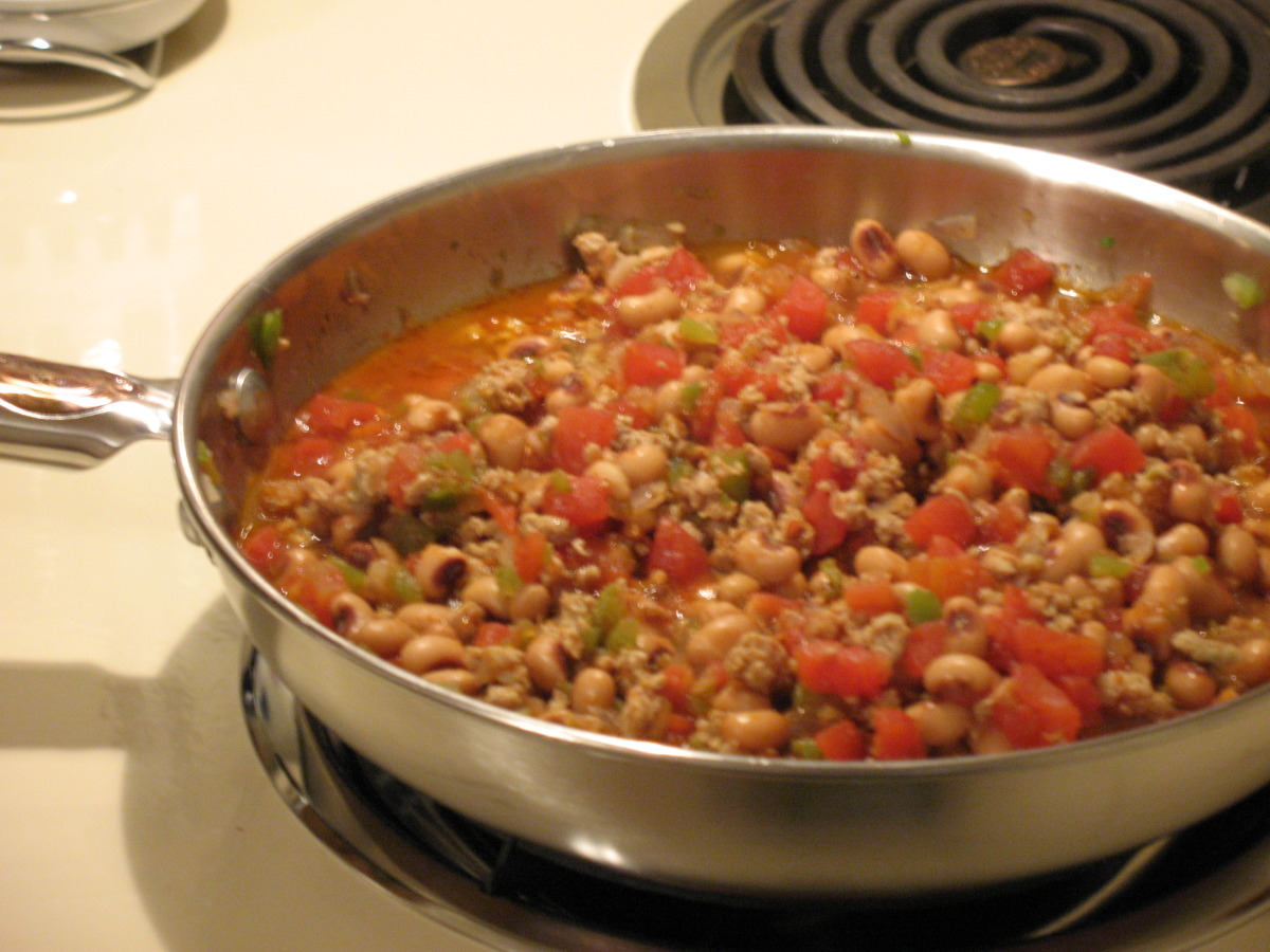 Spicy Black-Eyed Pea Skillet