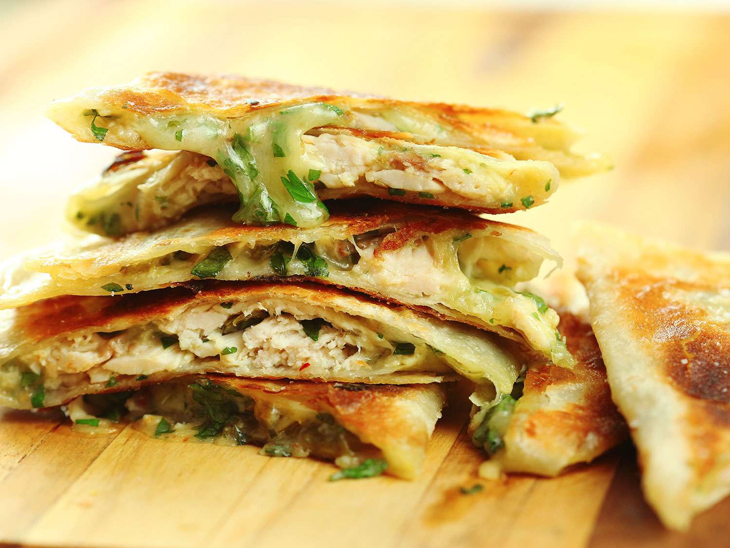 Spicy Chicken Quesadillas