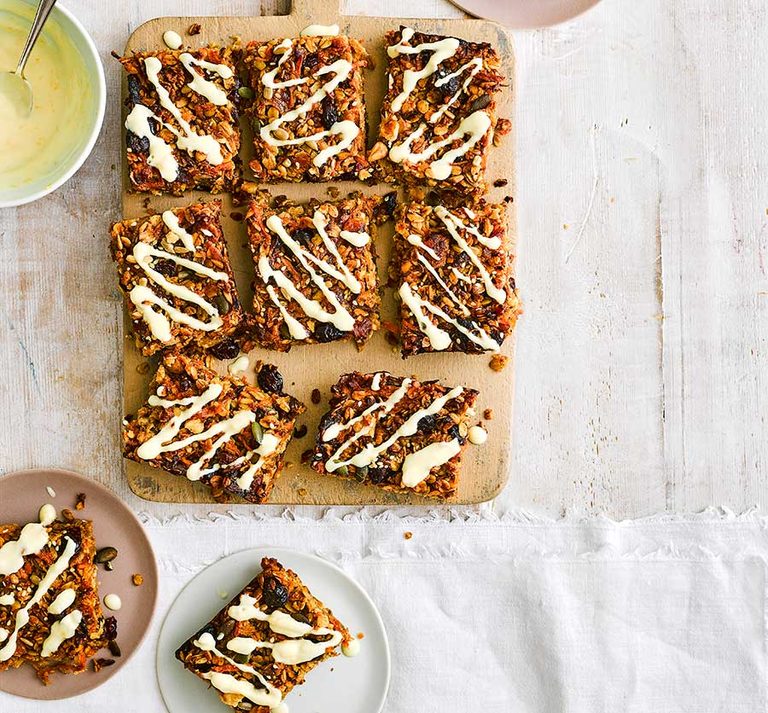 Carrot Cake Fridge Flapjacks