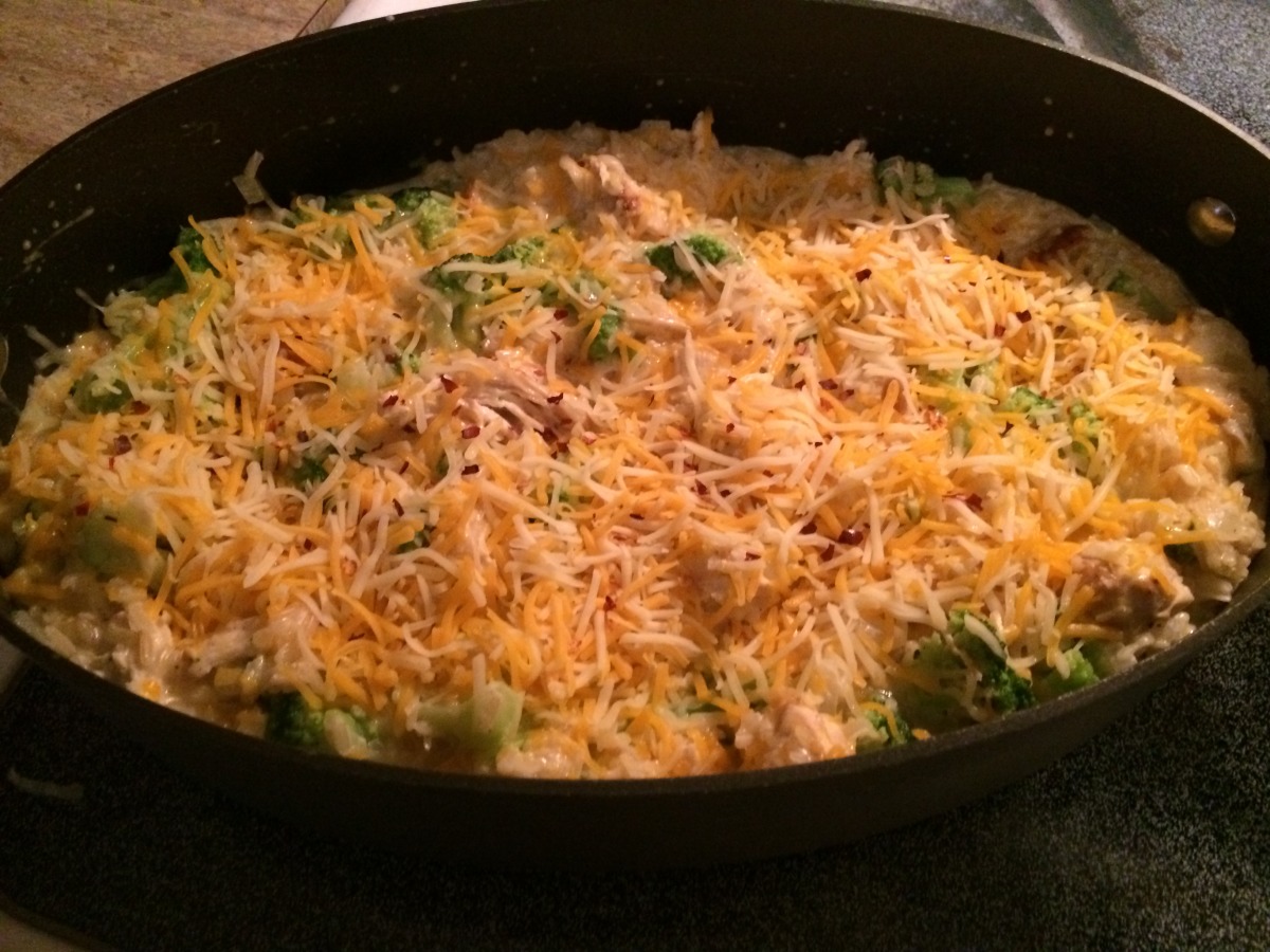 Cheesy Chicken, Broccoli and Rice Casserole