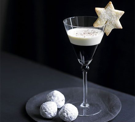 Coffee cocktails & star biscuits