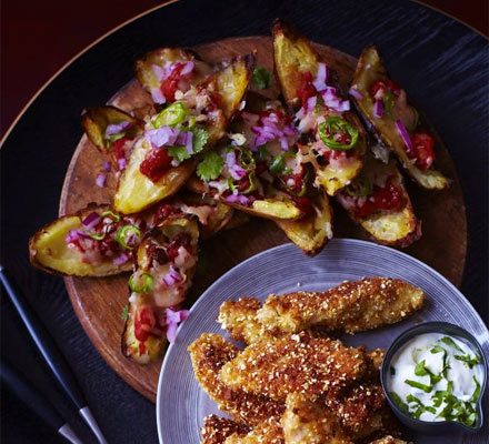 Cheesy Chipotle Potato Skins