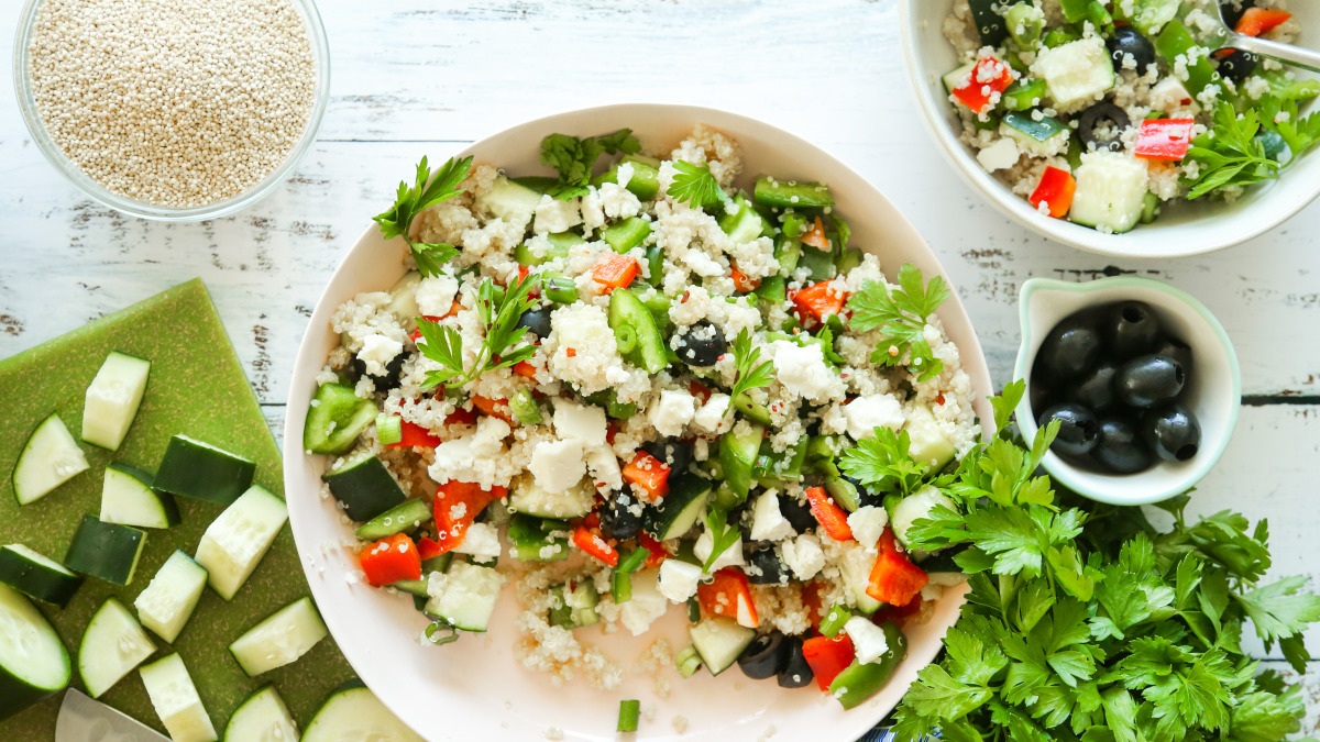 Quinoa Greek Salad