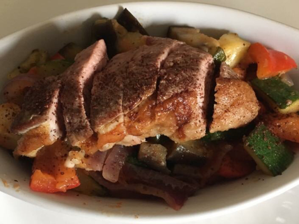 Crispy Balsamic Duck  Breasts