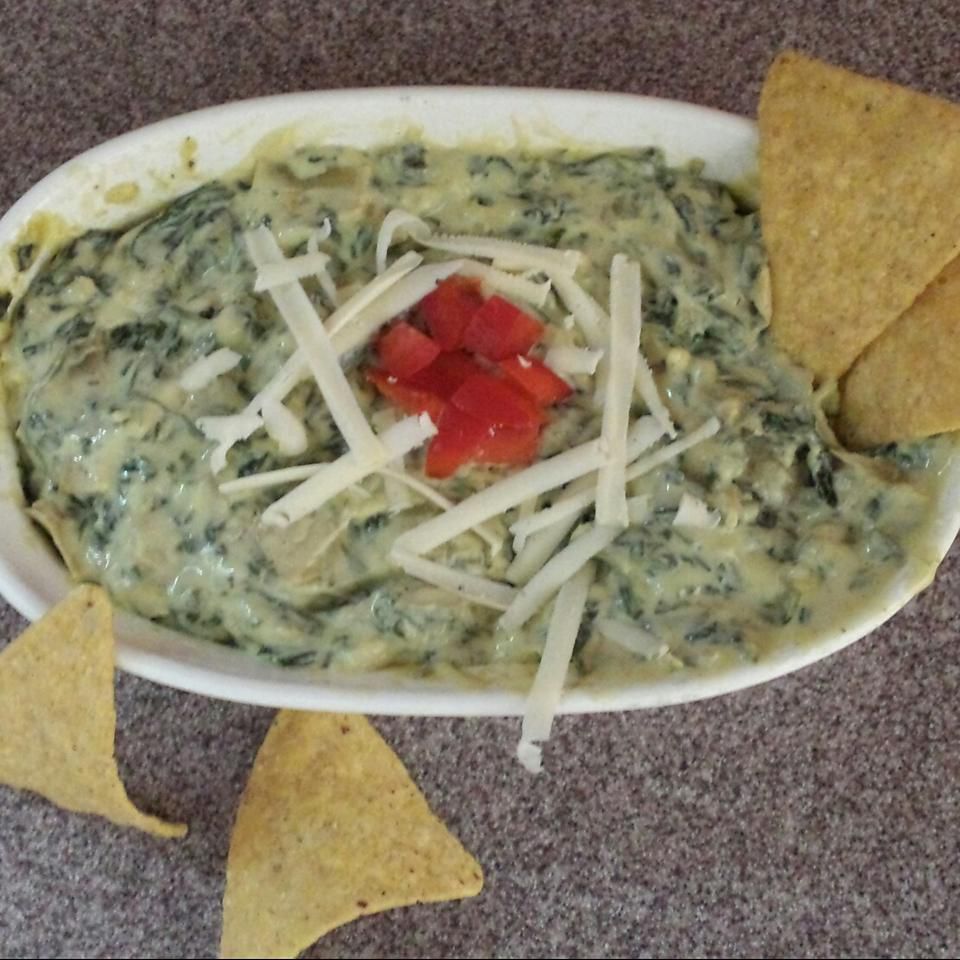 Four-Cheese Spinach and Artichoke Dip