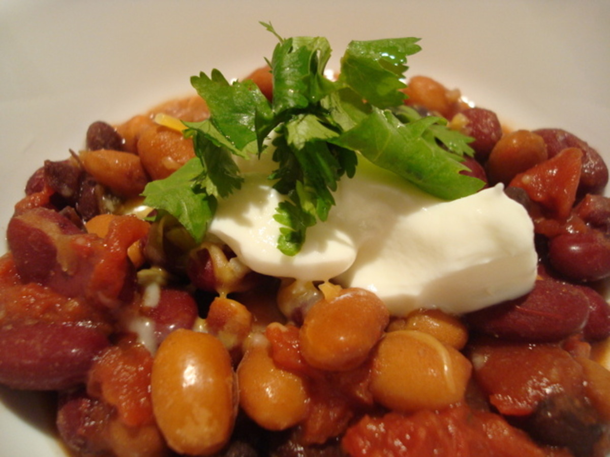 3-Bean Vegetarian Chili