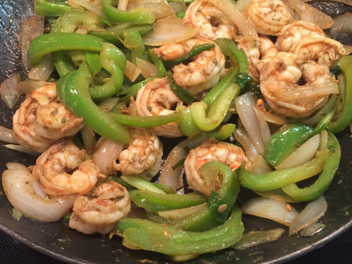 Shrimp Fajitas