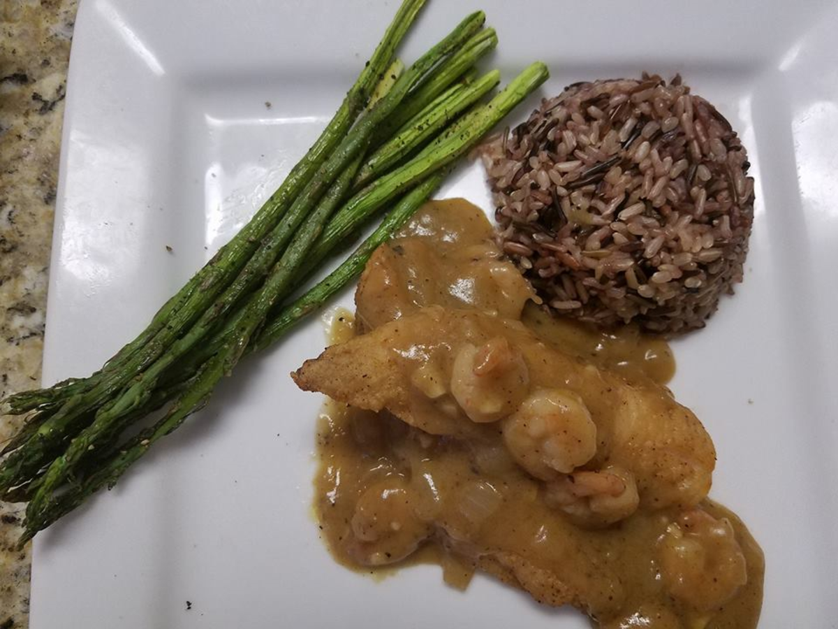Pappadeaux Snapper Ponchartrain
