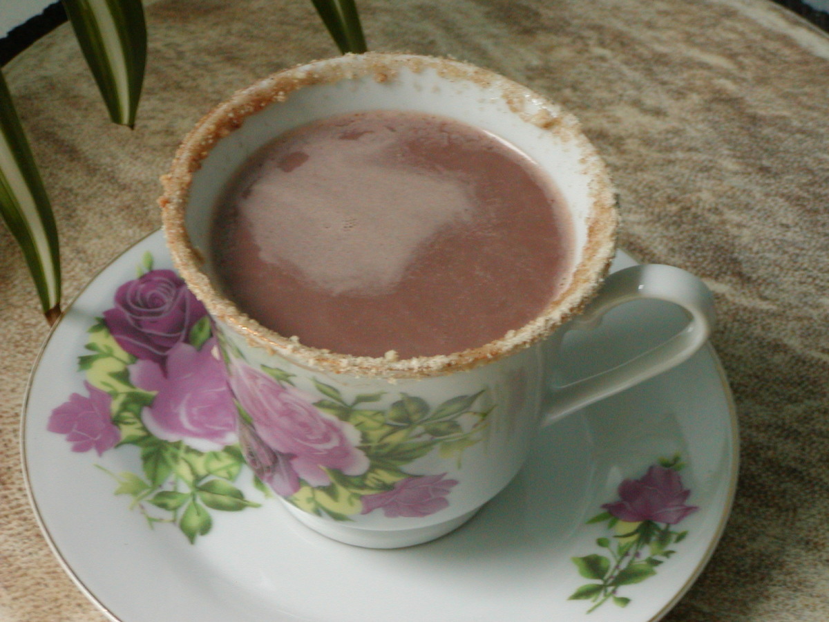 Spiced Sugar Rim Garnish for Hot Beverages