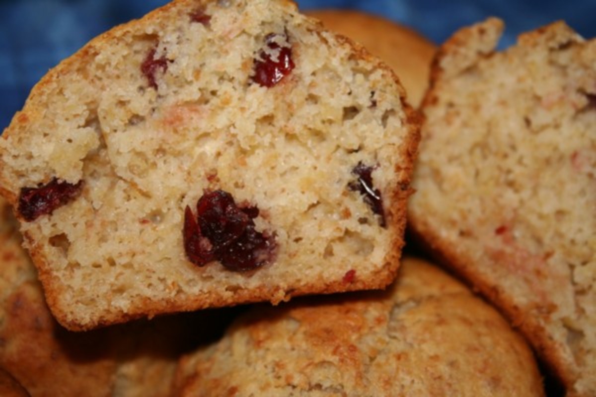 Hubby's Low Fat Yummy Dried Berry Muffins