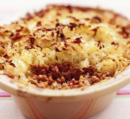 Rösti Bolognese pie