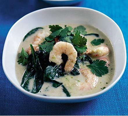 15-minute prawn curry