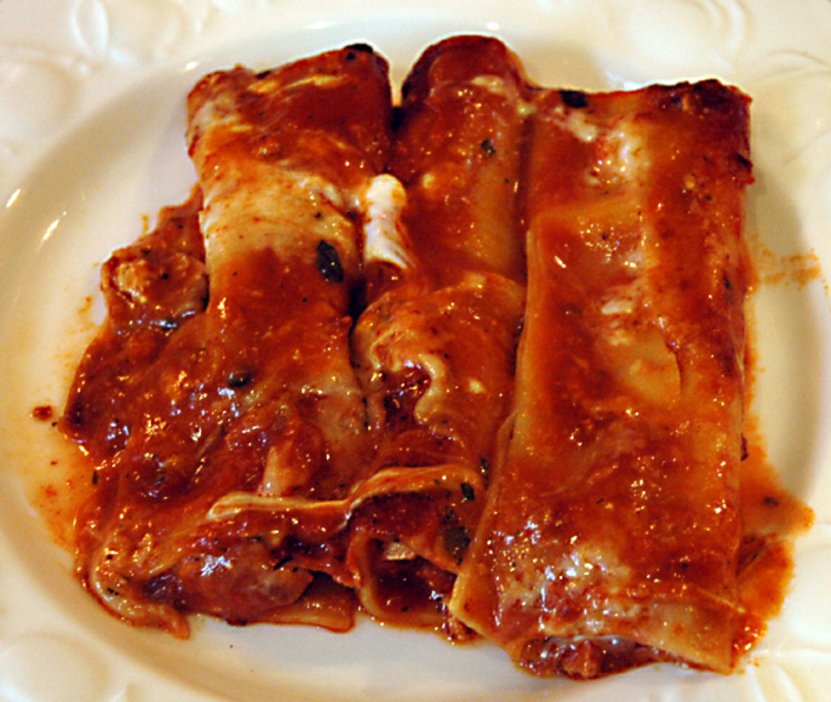 Three Cheese Chipotle Manicotti
