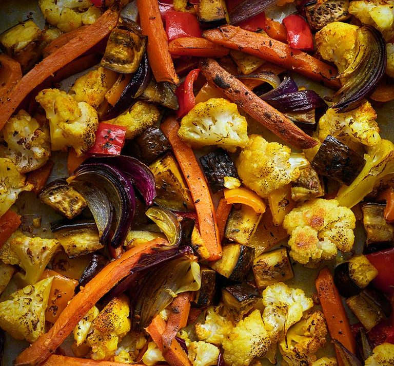 Spiced Vegetable Traybake