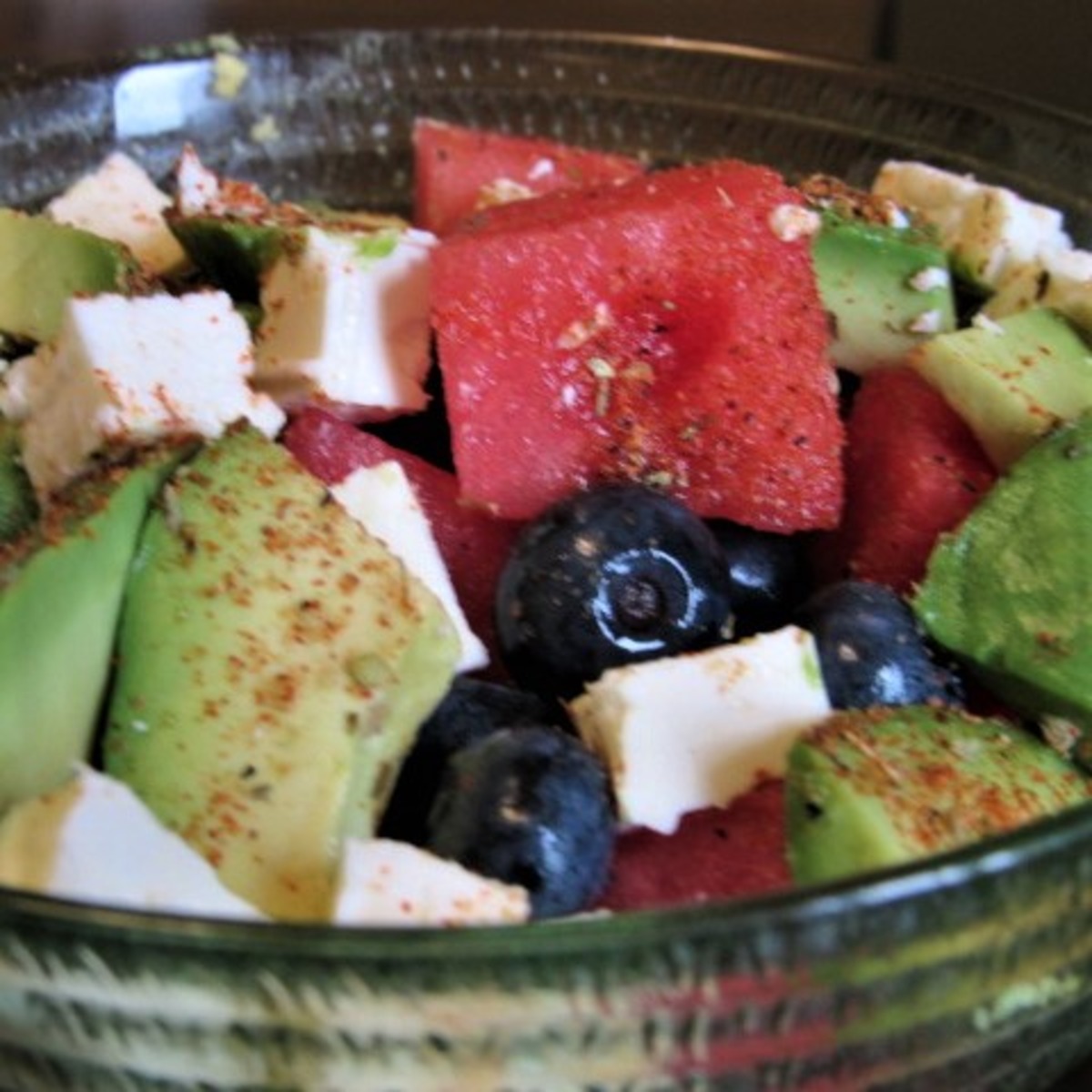 Creole Watermelon Feta Salad
