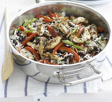 Spicy Chicken Fried Rice