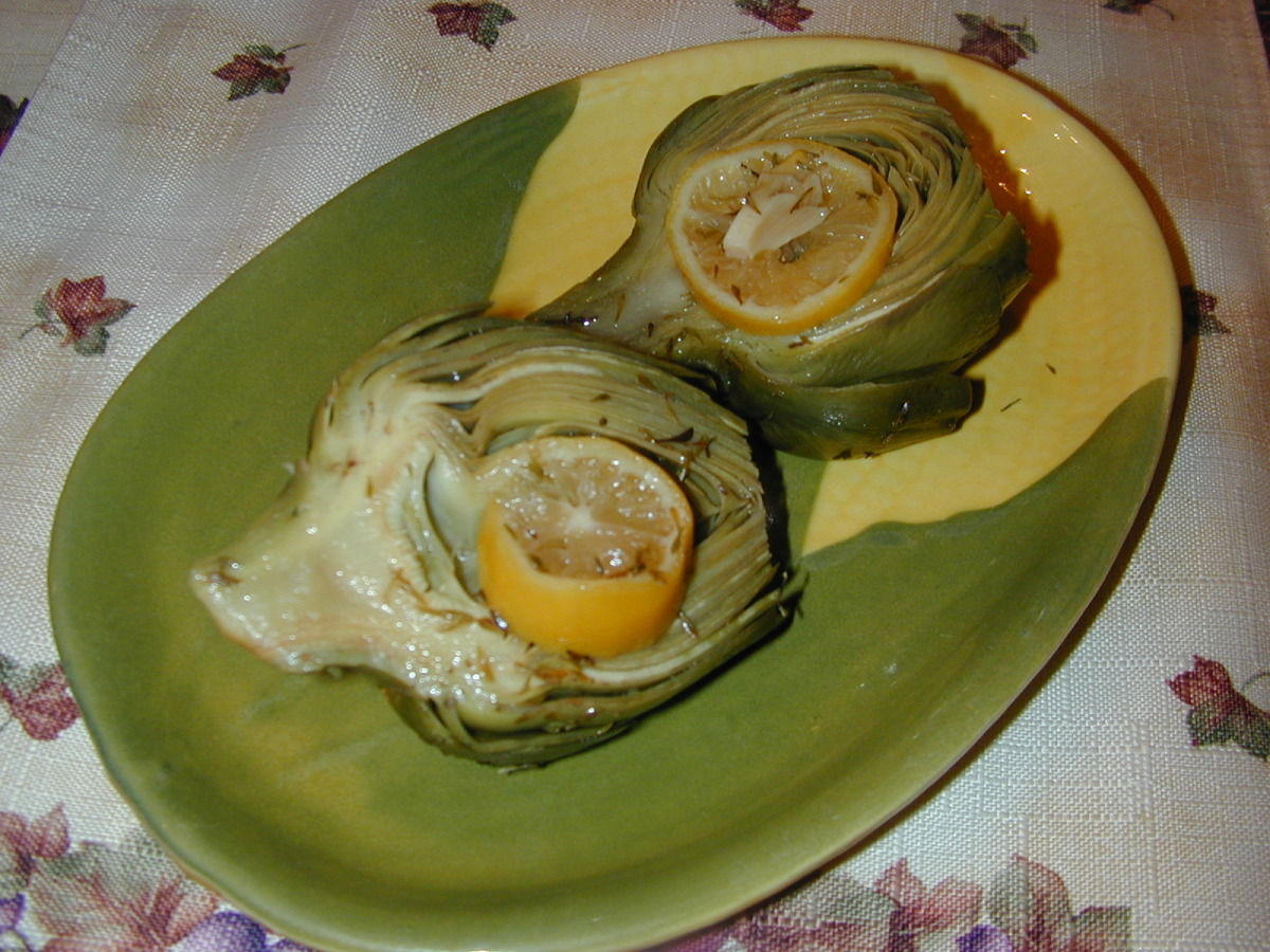 Artichokes Roasted